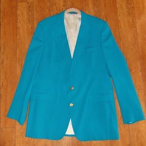 Hart Schaffner & Marx turquoise sport coat